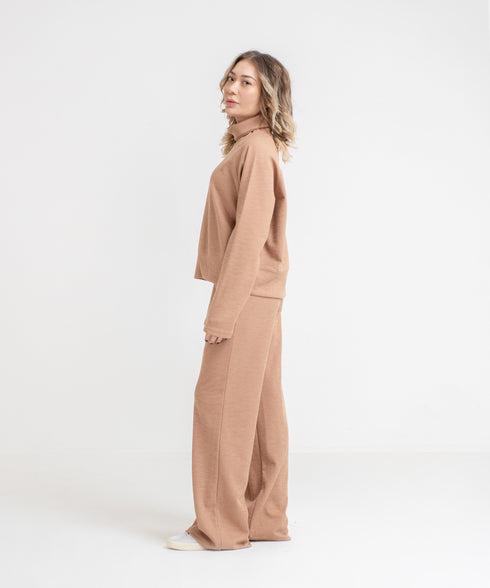 Women's Rib Relaxed Fit Turtleneck